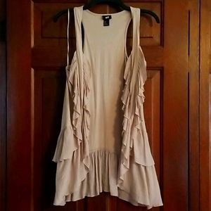 H&M ruffle vest